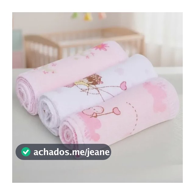 Enxoval Bebê Recém Nascido Kit 3 Faixa Umbilical Algodão
