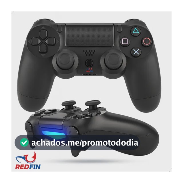 Controle Sem Fio Joystick Genérico Bluetooth Compatível Para Ps4 Videogame Tv Samsung Pc P4 Ps 4 Manete Pc Gamer Tv Smart Controle Bluetooth Celular Headset Sem Fio Com P2 Marca Redfin