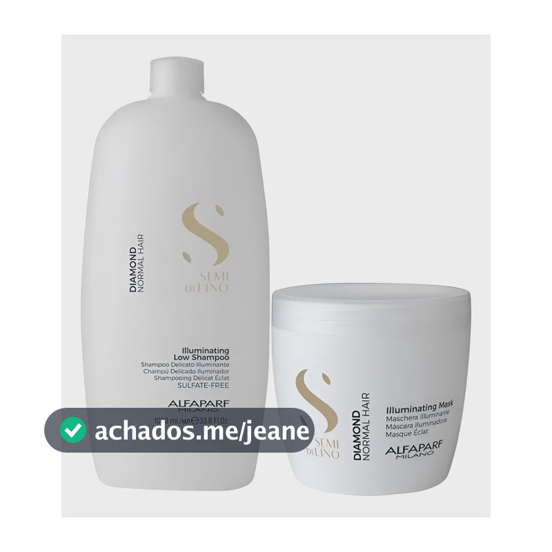 Kit Hidratação Express Alfaparf Semi Di Lino Diamond G