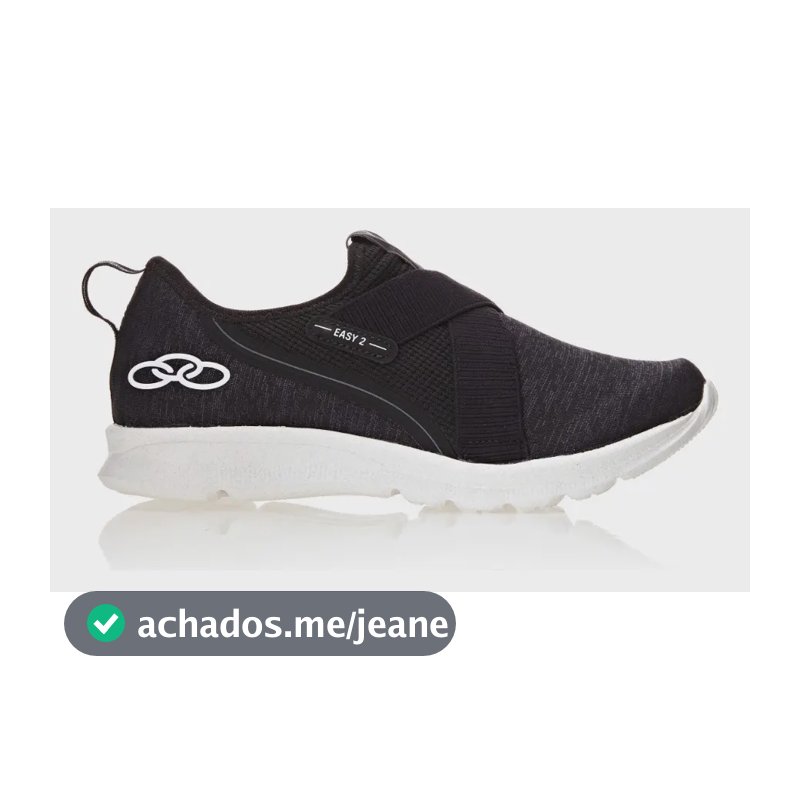 Tênis Feminino Easy 2 Olympikus Preto/branco Liso 40