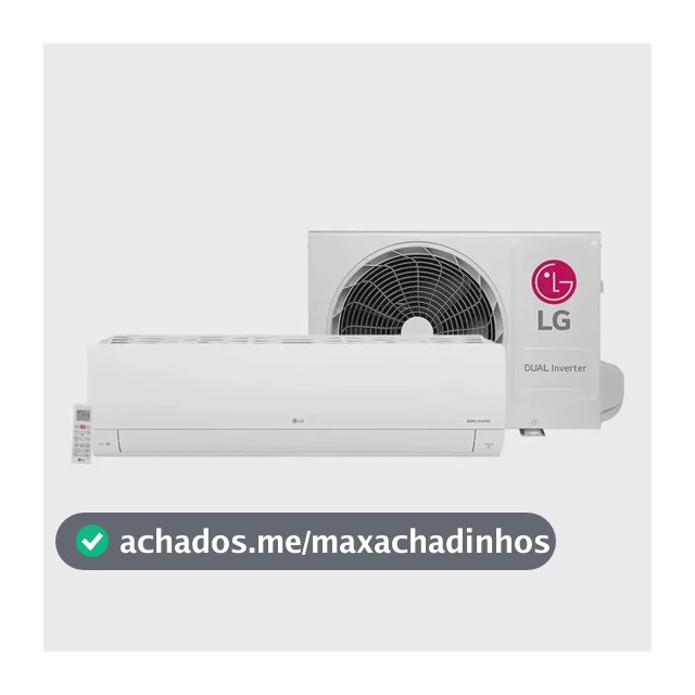 Split hi wall inverter LG dual compact R-32 12000 btu/h frio