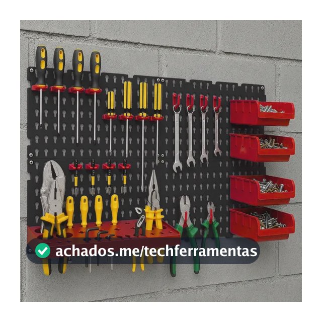 Painel Organizador 59x35 Gaveteiro Suporte Porta Alicate