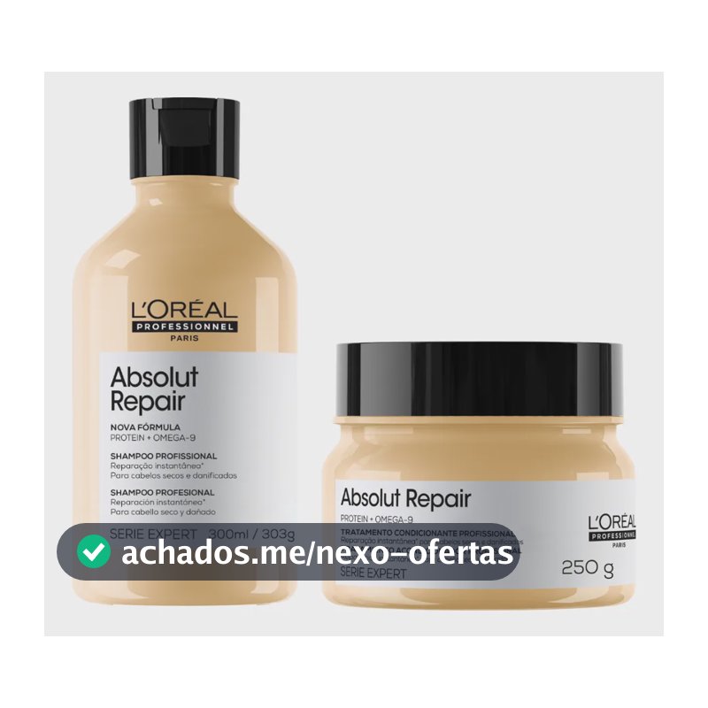 Kit Loréal Profissionnel Absolut Repair Shampoo E Máscara