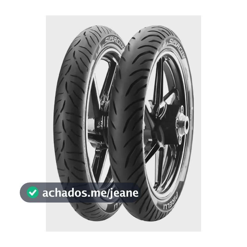 Par Pneus Pirelli Super City 2.75-18 Tl+90/90-18 Tl
