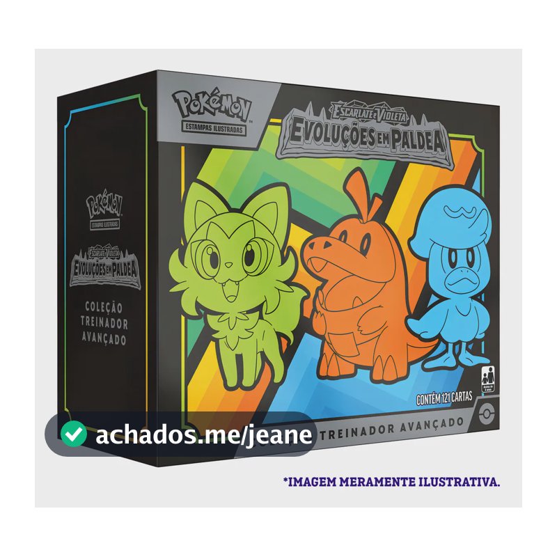 Cartas Pokémon Box Elite Coleção Treinador Avançado - Copag