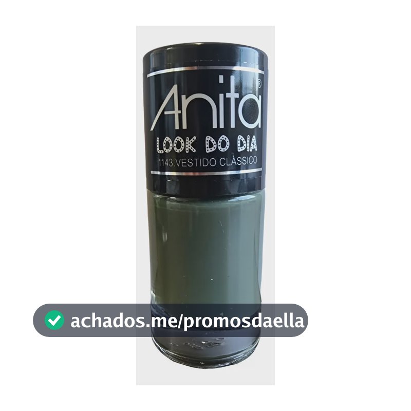 Esmalte Anita Vestido Clássico 10ml, Coleção Look do Dia