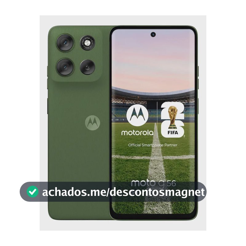 Celular Motorola Moto G56 256gb + 12gb Ram 5g Dual Sim Green