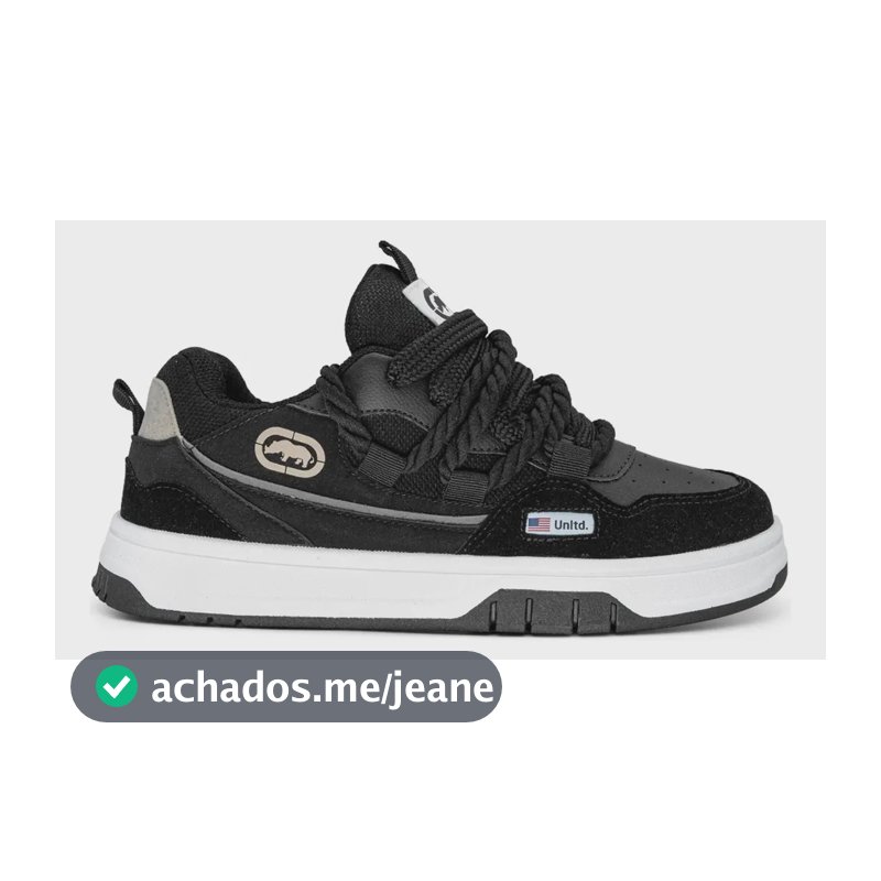 Tênis Ecko Memphis Original Masc/fem - Várias Cores + Nf Black/white 42 Br