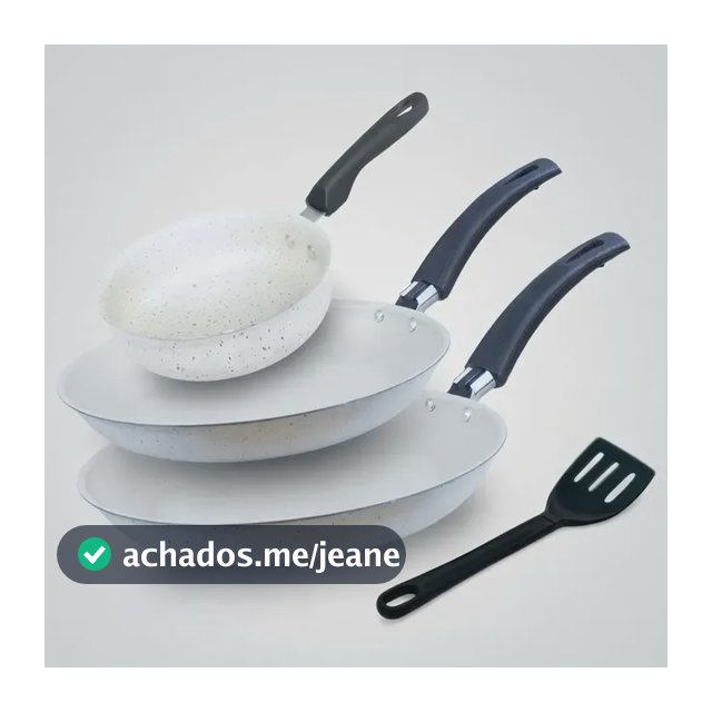 Conjunto De Frigideira 3 Peças Antiaderente Teflon Global