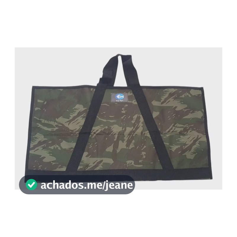 Tapete Sacola Pesca Pesar Peixe Pesqueiro Top Fish Camuflado Camuflado