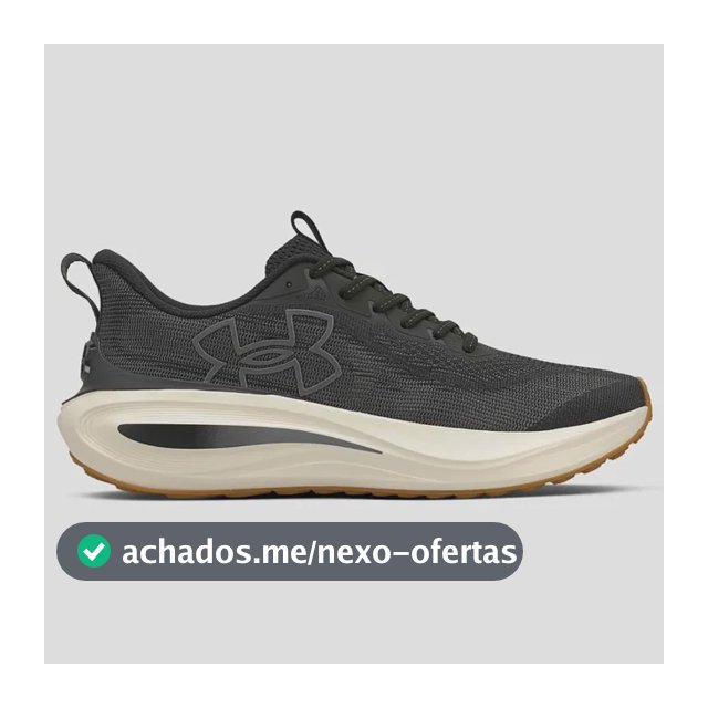 Tênis Masculino Charged Skyline 5 Under Armour Preto Liso 41 Br