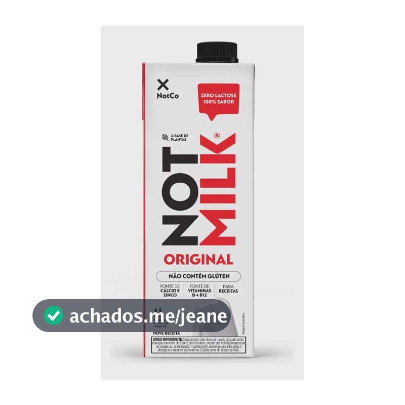 Bebida Vegetal NotMilk Original 1L