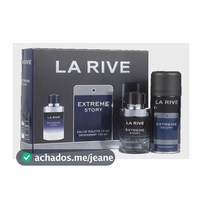 Kit La Rive Extreme Story Perfume 75 Ml + Desodorante 150 ml