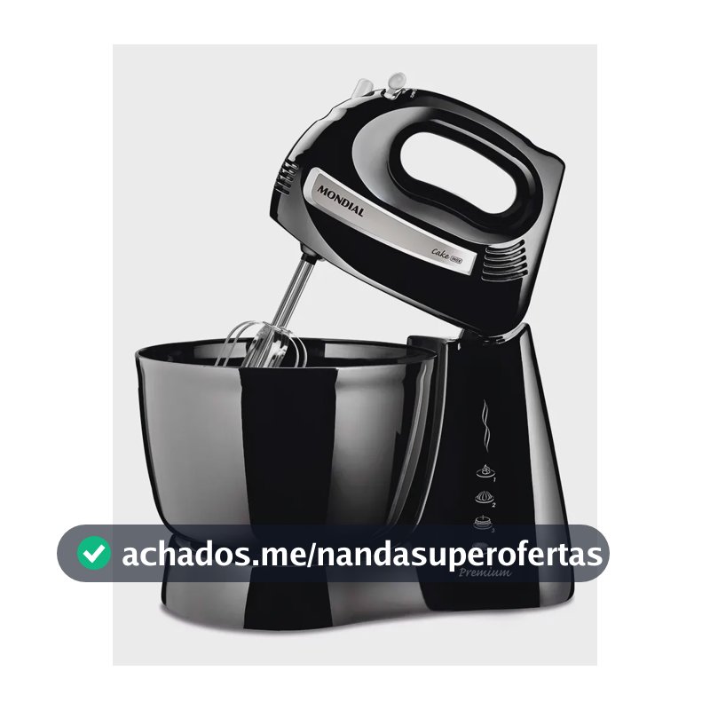 Batedeira Cake Premium, Mondial, 500W - B-50-B
