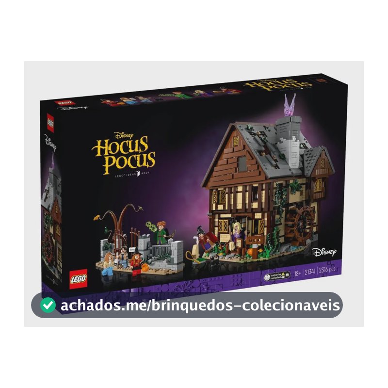 Lego Disney 21341 - Abracadabra: Chalé Das Irmãs Sanderson Quantidade De Peças 2316