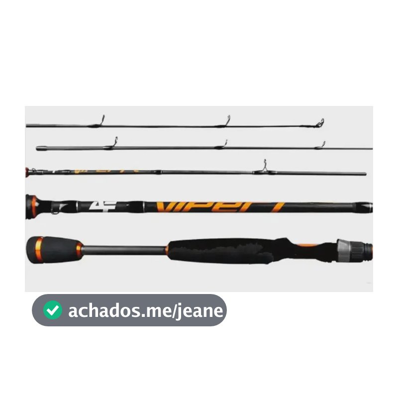 Vara Albatroz Carretilha Viper 1 C602 1,83 m 8-17lb 2 Partes
