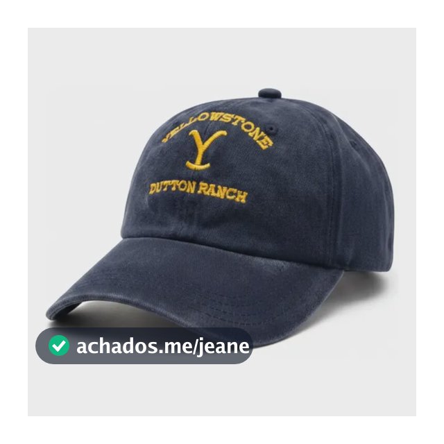 Bone Yellowstone Dutton Ranch Retro Desbotado Vintage Azul Un Liso