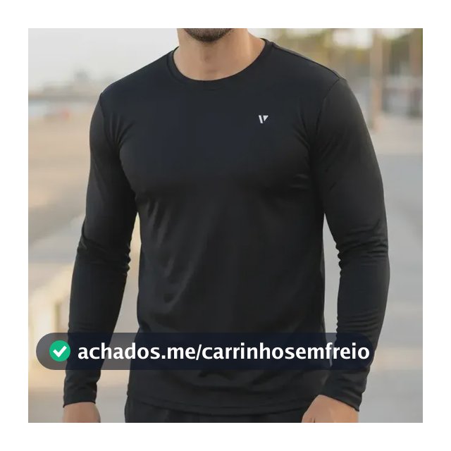 Camisa Térmica Voker Segunda Pele Proteção Solar Uv Dry Fit