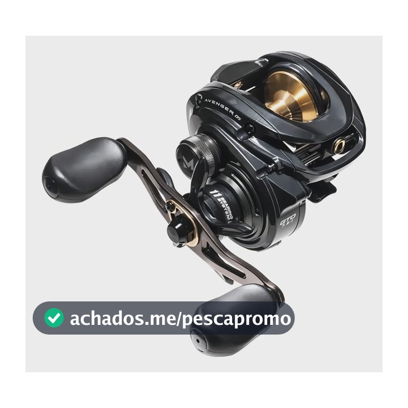 Carretilha de pesca Marine Sports Avenger 11000 Ds Esquerda otima capaidade de linha