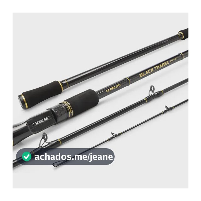 Vara Para Carretilha Black Tamba Pro C802h 30-60lb 2 Partes