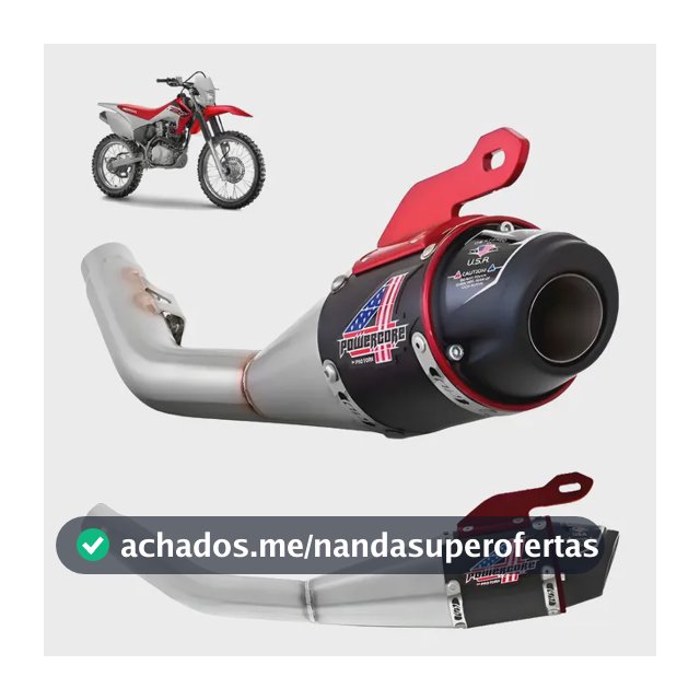 Ponteira Esportiva Pro Tork Powercore 4 Moto Crf 230f Trilha