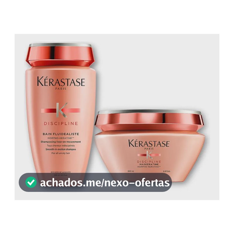 Kit Kerastase Discipline - Shampoo E Máscara Maskeratine