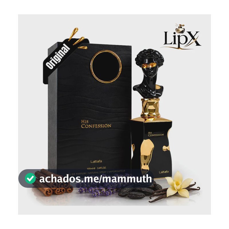 Perfume Árabe His Confession Masculino Original 100ML