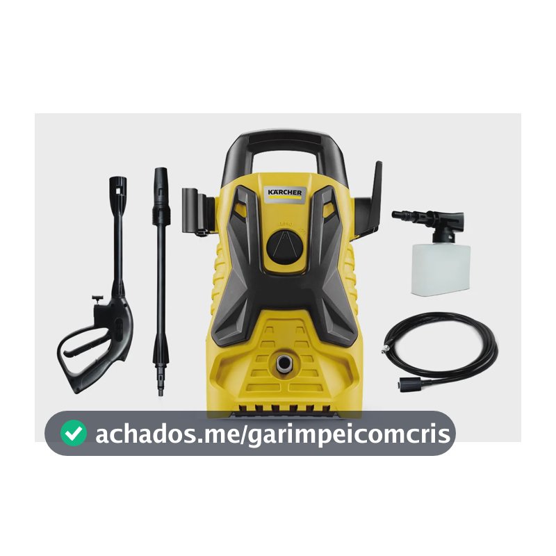 Lavadora De Alta Pressão Kärcher Portátil 1500 psi/libras 1400w 300 L/h com aplicador de detergente 220v