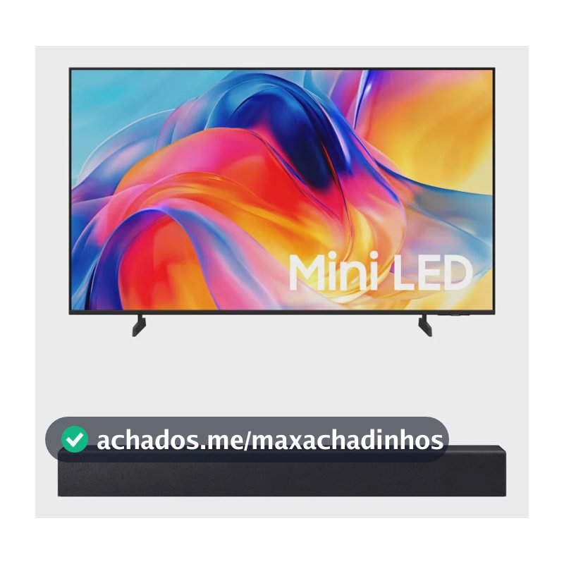 Samsung Smart Tv 50  Mini Led 4k M75h + Soundbar Hw-b400f