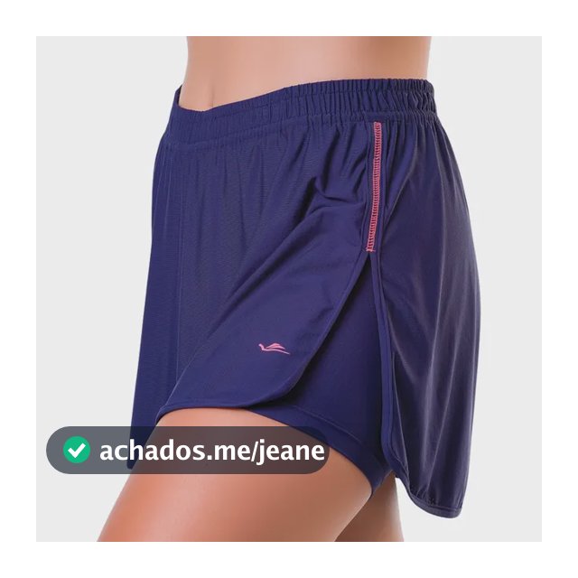 Short Feminino Academia Saia Fitness Corrida Poliamida Elite