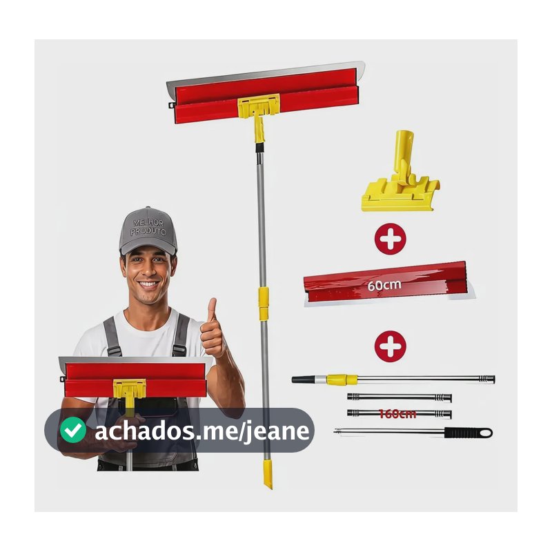 Desempenadeira 60cm Suporte Para Massa Corrida E Extensor