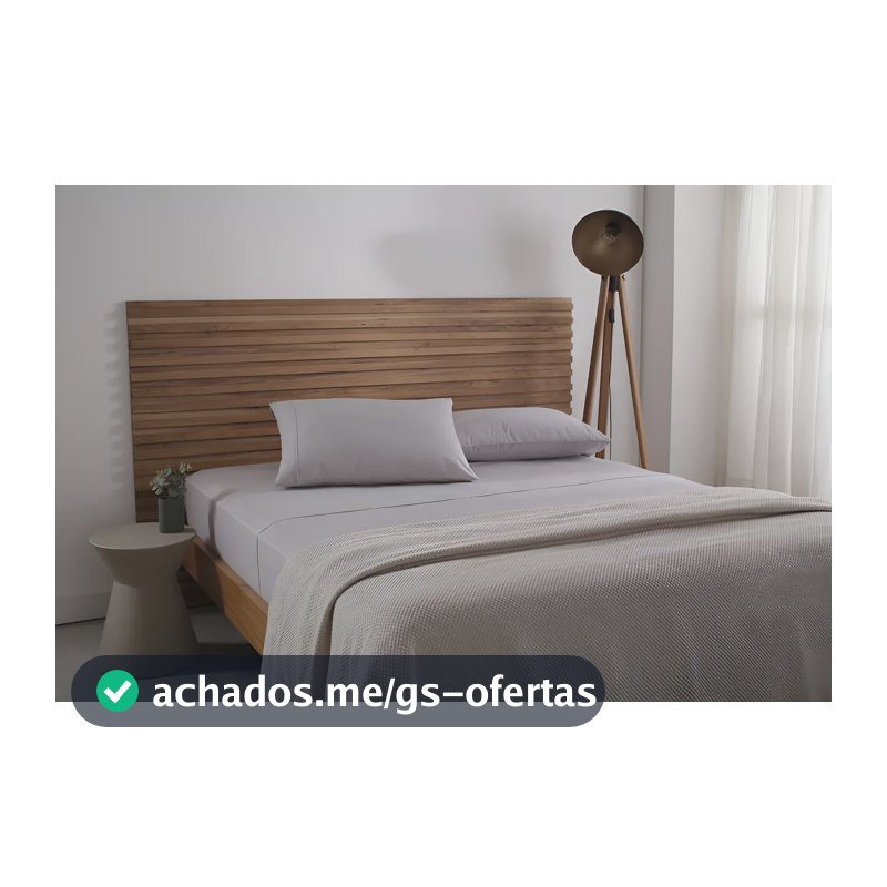 Jogo De Cama Queen Buddemeyer Cotton Essential Cor Cinza
