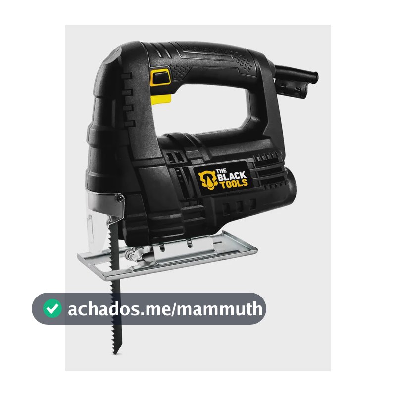Serra Tico Tico Profissional 500W 3000 Gpm Cor Preto Ângulo De 45° Com Acessórios Bst500 The Black Tools