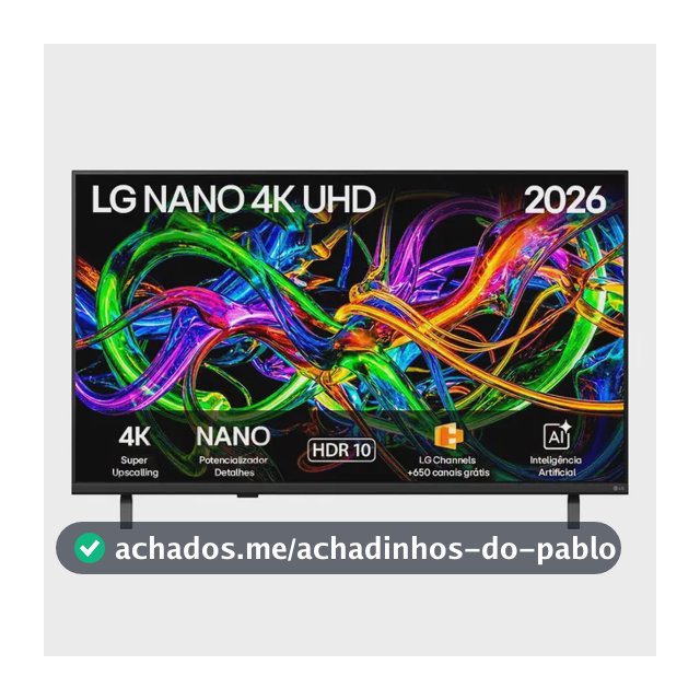 Smart Tv LG 43'' 4k Ultra Hd Nano Ai Webos 26 43un85