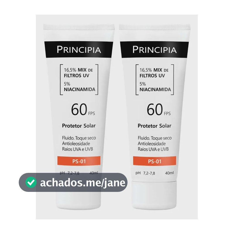 Principia Kit Protetor Solar Facial Ps-01 Fps60