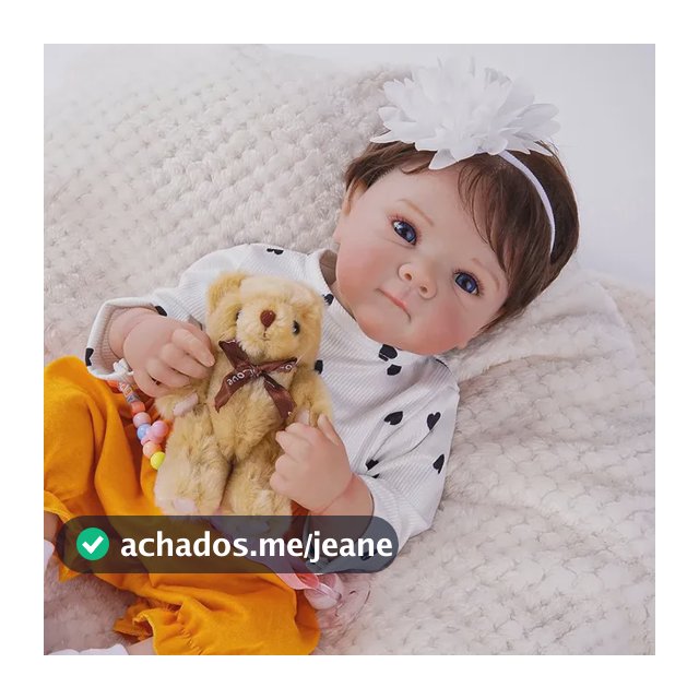 Brastoy Bebê Reborn Boneca Totalmente Lavável 48Cm Menina Silicone Realistas E Acessórios Completos Para Coleção