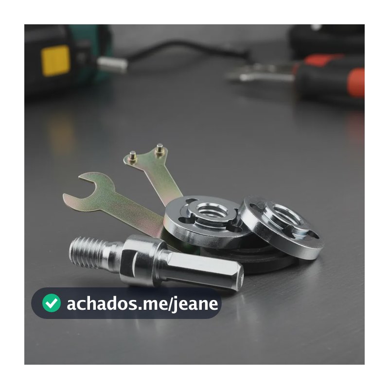 Haste Adaptador Universal Disco De Corte Desbaste Com Chave