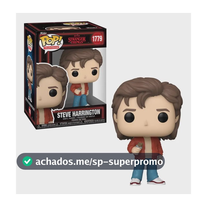 Boneco Funko Pop Netflix Stranger Things T5 Steve Harrington