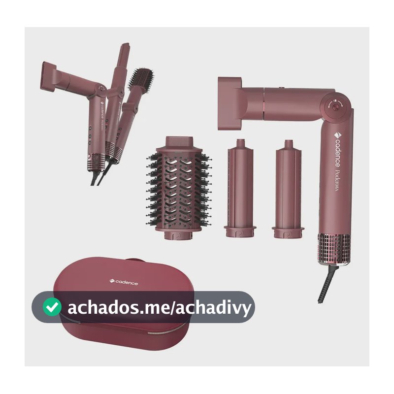 Secador Modelador Cadence Poderosa, SEC1000, Escova e Cachos, 220 V