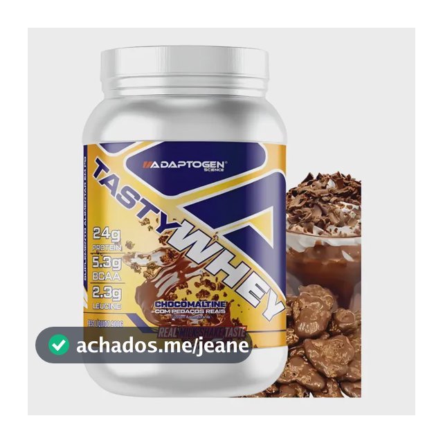 Suplemento Tasty Whey 3w Gourmet Whey Protein Adaptogen Scie Choco Maltine