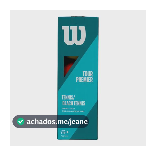 Bola De Beach Tennis Wilson Tour Premier - Kit Com 3 Bolas