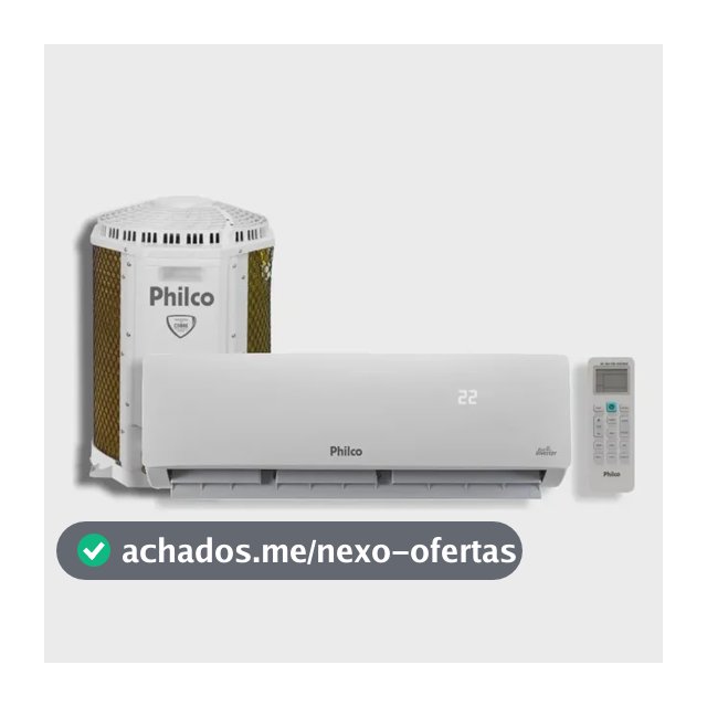 Ar Condicionado Inverter Philco 9000 Btus Frio 220v Pac9ft Branco 220v
