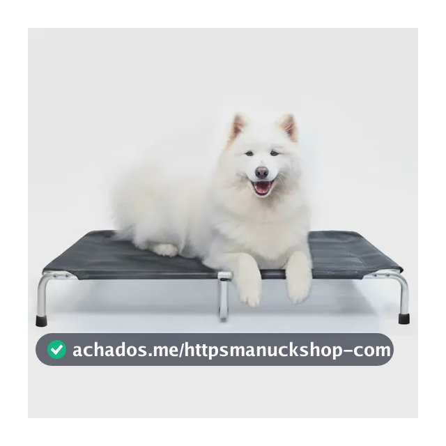 Cama Pet Cama Cachorro GG Caminha Pet Grande Suspensa Elevada Resistente 105x70cm Dogets