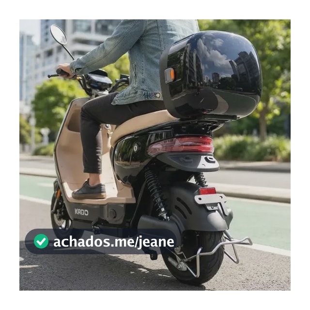 Scooter Bicicleta Elétrica 1000w Sem Cnh Autopropelido Preto Preto 14
