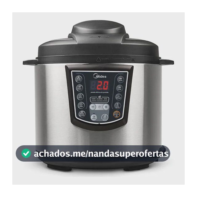 Panela de Pressão Elétrica 6 L Digital Inox Midea