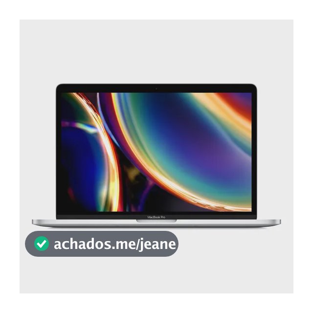 Notebook Apple Macbook Pro 13\  8gb 512gb Ssd Prata (recondi
