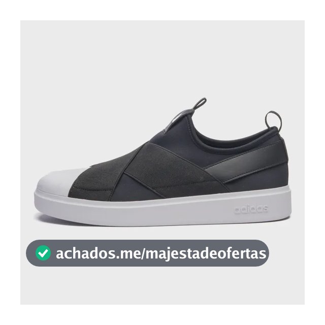 Tênis Feminino Streettalk Slip On adidas Preto Liso 36 Br