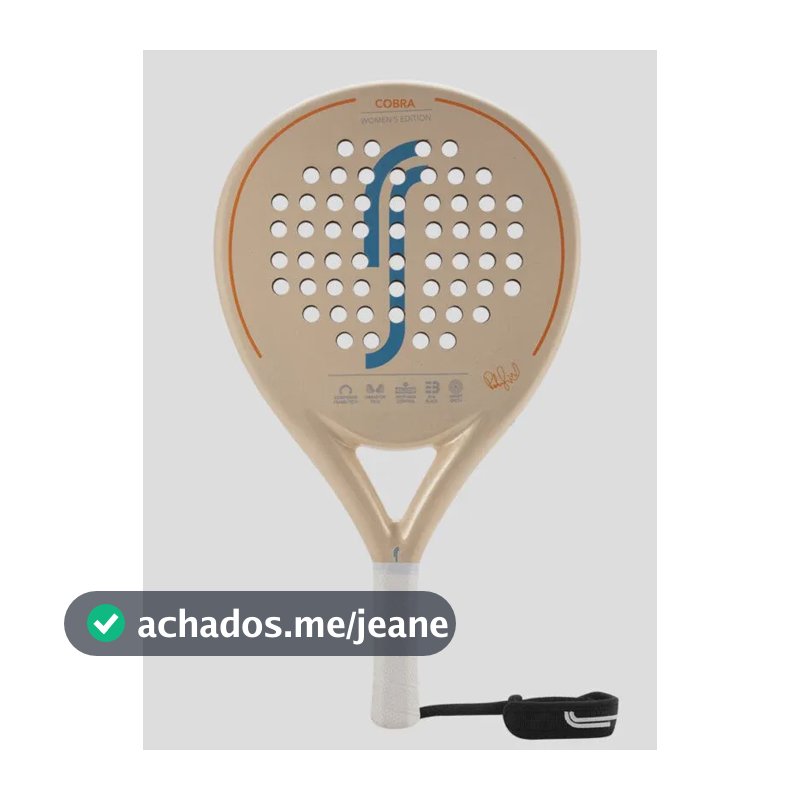 Raquete Padel Controle Robin Söderling Cobra Women's Beige Bege