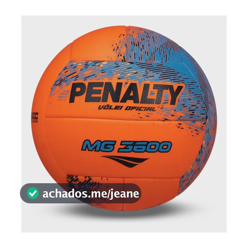 Bola vôlei Penalty MG 3600 XXI cor laranja