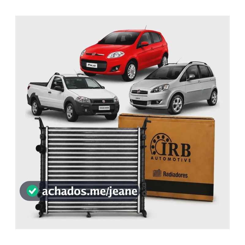 Radiador Palio Fire 2001 2002 2003 2004 2005 2006 Até 2016